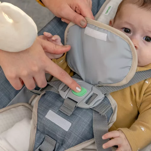 INGENUITY Masszázs vibráló hintaszék dallamokkal Happy Belly™ Rock-to-Bounce - Parker™ 0m+ 9kg-ig
