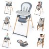 INGENUITY Etetőszék Deluxe 7in1 Proper Positioner™ Chambray 0hó+  23 kg-ig
