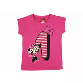 Disney Minnie szülinapos rövid ujjú póló 1 éves