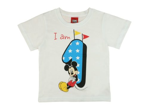 Disney Mickey szülinapos kisfiú póló 1 éves