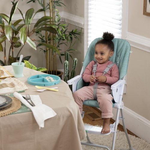 INGENUITY Összecsukható etetőszék Sun Valley™ Teal 6hó+ 15 kg-ig