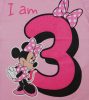 Disney Minnie szülinapos hosszú ujjú póló 3 év