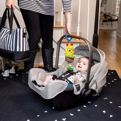 BABY EINSTEIN Felhúzható csörgős játék C alakú karikával Cal-a-Puller™ 0hó+