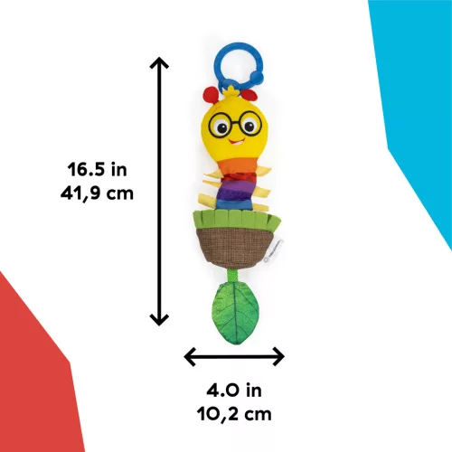 BABY EINSTEIN Felhúzható csörgős játék C alakú karikával Cal-a-Puller™ 0hó+