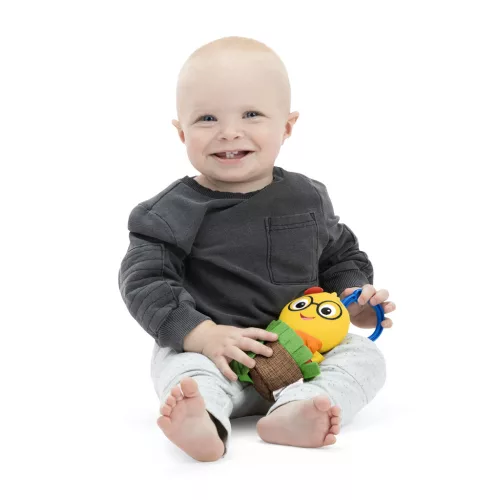 BABY EINSTEIN Felhúzható csörgős játék C alakú karikával Cal-a-Puller™ 0hó+