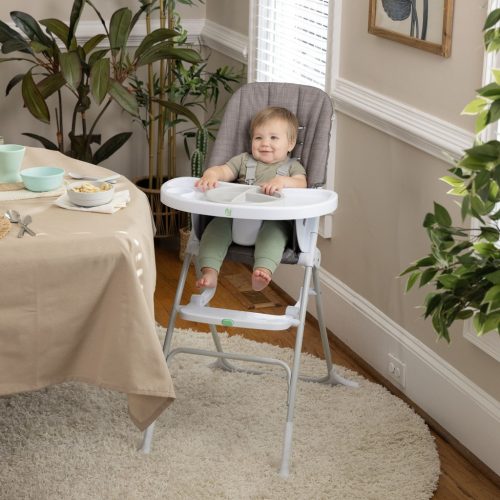 INGENUITY Összecsukható etetőszék Sun Valley™ Grey 6hó+ 15 kg-ig