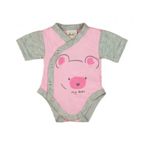   Macis elöl patentos rövid ujjú kombidressz (méret: 44-74)