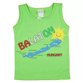 Ujjatlan gyerek póló Balaton felirattal