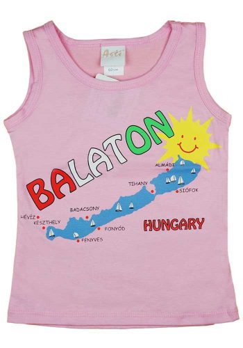Ujjatlan gyerek póló Balaton felirattal