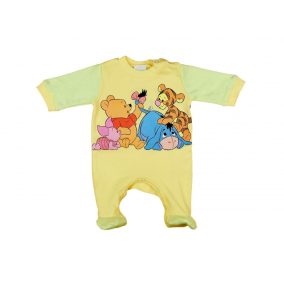 Disney Micimackó baba vékony hosszú ujjú rugdalózó