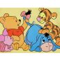 Disney Micimackó baba vékony hosszú ujjú rugdalózó