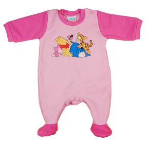   Micimackó és barátai hosszú ujjú belül bolyhos rugdalózó