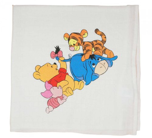 Disney Micimackó textil (tetra) pelenka (méret: 70x70)