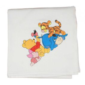   Disney Micimackó és barátai textil-tetra kifogó-törölköző 140x140
