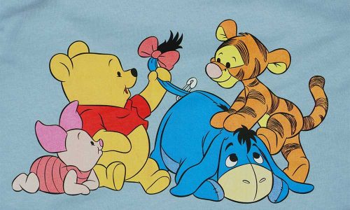 Disney Micimackó és barátai gumis lepedő - eredeti Disney termék