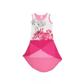 Ujjatlan nyári ruha (méret: 128-152)