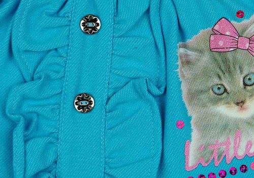 Cicás| farmer hatású lányka szoknya (méret: 74-128)