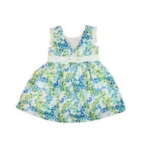 virág mintás ujjatlan nyári ruha