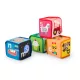 BABY EINSTEIN Textil játék kockák ábécé Alpha Stacks™ 4db, 3hó+