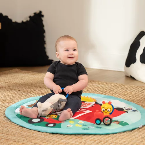 BABY EINSTEIN Játszótakaró motoros és szenzoros fejlődéshezHappy Harvest™ , 0 hónapos kortól