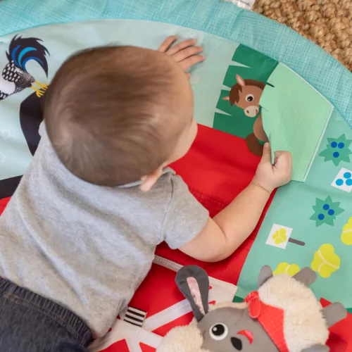 BABY EINSTEIN Játszótakaró motoros és szenzoros fejlődéshezHappy Harvest™ , 0 hónapos kortól
