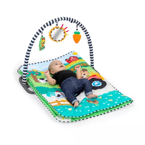 BABY EINSTEIN Játszószőnyeg 3D farmmal Busy Barnyard™ 0m+