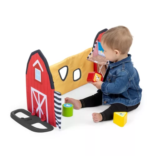 BABY EINSTEIN Játszószőnyeg 3D farmmal Busy Barnyard™ 0m+