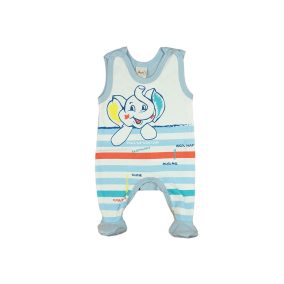   Elefántos vékony pamut| ujjatlan rugdalózó (méret:56-68)