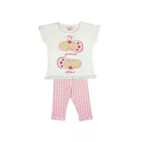 Két részes lányka szett ( méret: 80-110)