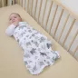   INGENUITY Pamut pólya kagyló alakú, átalakítható szabad ujjú TOG 1 SwaddleMe™ Szürke 3m+
