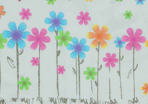 Virágmintás tüllös ruha (méret: 80-122)