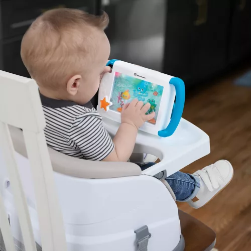 BABY EINSTEIN Tablet hangokkal, zenével és fényekkel Sea Dreams kék, 0m+