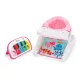 BABY EINSTEIN Interaktív ülés 4in1 Tappin' Tunes™ Learn-to-Sit™, 4 hónapos kortól, Rózsaszín