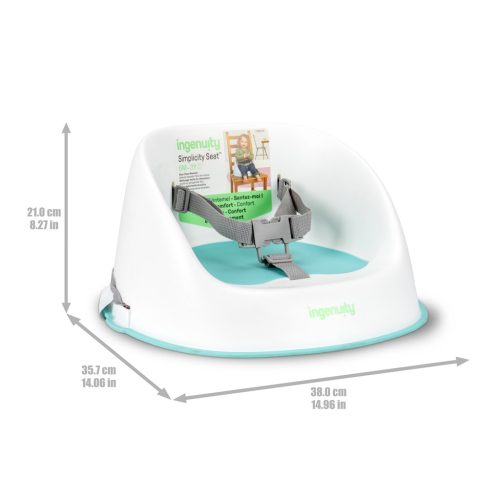 INGENUITY Simplicity Seat™ Teal 6m+ etetőszék emelő, 15 kg-ig