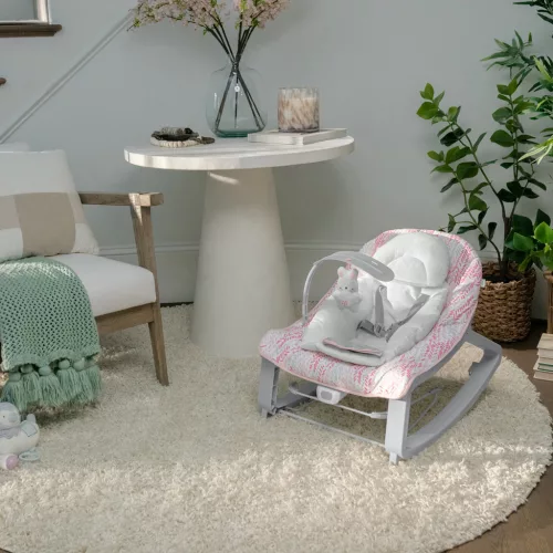 INGENUITY Rezgő pihenőszék 3 az 1-ben Keep Cozy Lily 0m+, 18kg-ig