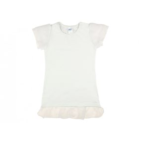   Alkalmi/ünneplő| rövid ujjú| muszlinos lányka tunika (méret: 104-152) *isk