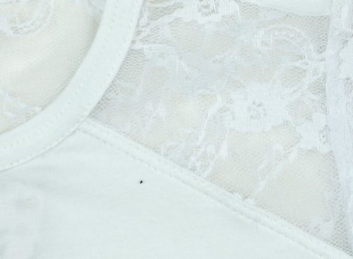 Lányka alkalmi csipkés hosszú ujjú felső