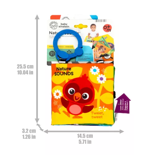 BABY EINSTEIN Multiszenzoros Foglalkoztatófüzet Nature Sounds™, 0m+