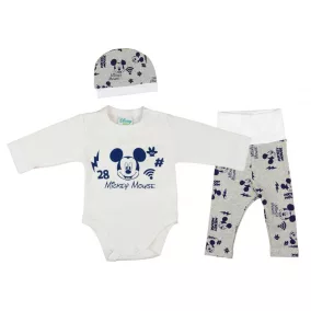 Disney Mickey 3 részes baba szett (méret: 56-80)