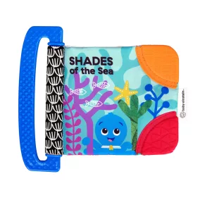   BABY EINSTEIN Puha könyv rágókával és textúrákkal Shades of the Sea™, 0m+