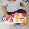 BABY EINSTEIN Puha könyv rágókával és textúrákkal Shades of the Sea™, 0m+
