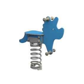   Rugós játék 'fairytale' triceratops (betonozható)