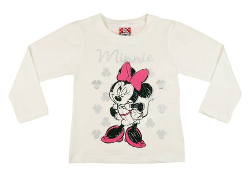 Disney Minnie hosszú ujjú lányka póló (méret: 92-122)