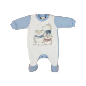   Állatmintás| belül bolyhos| hosszú ujjú rugdalózó (méret: 50-68)