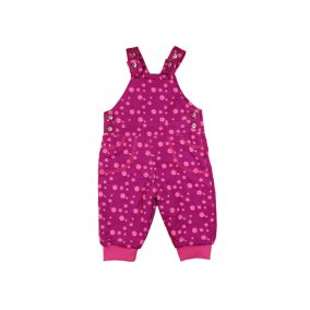   Virág mintás bélelt baba kord kertésznadrág (méret: 68-92)