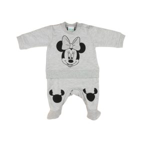 Disney Minnie belül bolyhos, hosszú ujjú rugdalóz