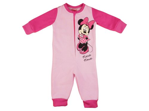 Disney Minnie belül bolyhos| overálos pizsama (méret: 74-122)