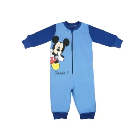   Disney Mickey belül bolyhos overálos pizsama (méret: 74-116)