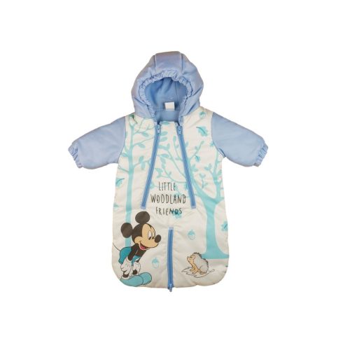 Disney Mickey, vízlepergetős, bélelt bundazsák (méret: 56 74 Baba kocsikabát Gyerek kabát, dzseki, overál Ruházat M