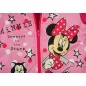   Kapucnis  bélelt vízlepergetős kabát és kantáros nadrág szett Minnie egér mintával